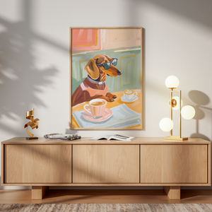 Tacskós falikép � aranyos kutyás poszter A3  - otthon & életmód - dekoráció - kép & falikép - poszter - Meska.hu