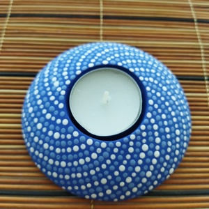 Festett mécsestartó - Meska.hu