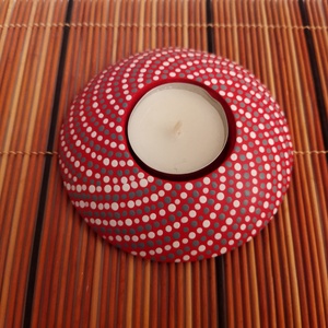 Festett mécsestartó - otthon & életmód - gyertya, illat, aroma - mécses és mécsestartó - Meska.hu