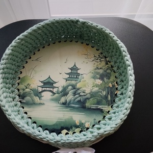 Horgolt kosárka - Meska.hu