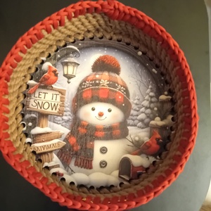 Horgolt kosárka - Meska.hu