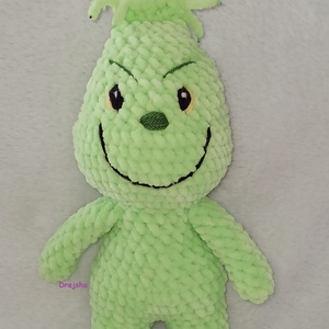 Horgolt plüss Grincs - játék & sport - plüssállat & játékfigura - más figura - Meska.hu