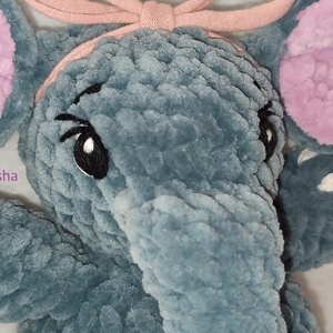 Plüss kis elefánt - játék & sport - plüssállat & játékfigura - elefánt - Meska.hu