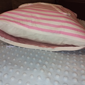 Nyuszis párna - baba - mama - babaszoba dekoráció - gyerek díszpárna - Meska.hu