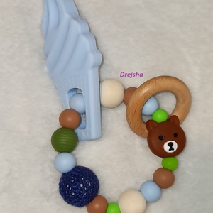 Fiús marokrágcsa - baba - mama - baba játékok - rágcsalánc - Meska.hu