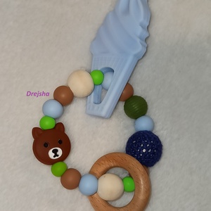 Fiús marokrágcsa - baba - mama - baba játékok - rágcsalánc - Meska.hu