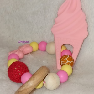 Lányos marokrágcsa - baba - mama - baba játékok - rágcsalánc - Meska.hu