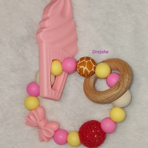 Lányos marokrágcsa - baba - mama - baba játékok - rágcsalánc - Meska.hu