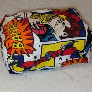 Képregény mintás neszesszer - táska & tok - neszesszer - Meska.hu