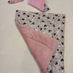 Lányos baba ágynemű-szett + ajándék - baba - mama - baba ágynemű - szett kiságyba - Meska.hu