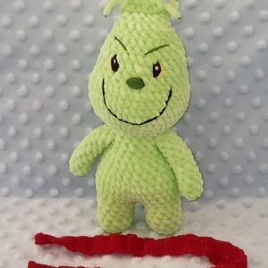 Horgolt plüss morcos Grincs (Grinch) - játék & sport - plüssállat & játékfigura - más figura - Meska.hu