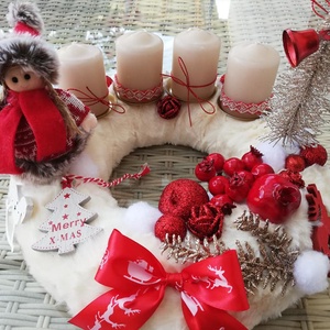 Adventi koszorú - karácsony - Meska.hu