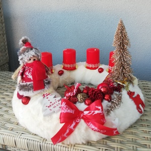 Adventi koszorú - karácsony - Meska.hu