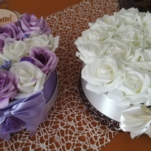 Viragbox 20cm - esküvő - emlék & ajándék - doboz - Meska.hu