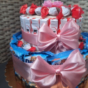Kinder-dörmi maci torta születésnapra! - élelmiszer - édesség - Meska.hu