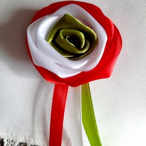 Kokárda  - ékszer - kitűző és bross - kitűző - Meska.hu