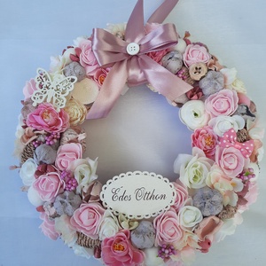 Tavaszi,nyári ajtódísz 29cm. - otthon & életmód - dekoráció - ajtó- és ablak dekoráció - ajtódísz & kopogtató - Meska.hu