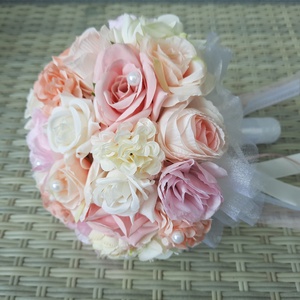 Esküvői örökcsokor szett:Menyasszonyi csokor,dobócsokor, asztaldísz, kitűző  - esküvő - menyasszonyi- és dobócsokor - Meska.hu