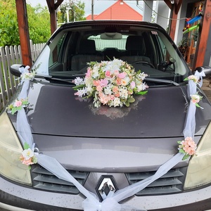 Autódísz esküvőre - esküvő - esküvői szett - Meska.hu