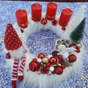 Adventi koszorú - karácsony - adventi díszek - adventi koszorú - Meska.hu