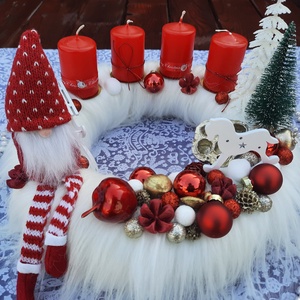 Adventi koszorú - karácsony - adventi díszek - adventi koszorú - Meska.hu