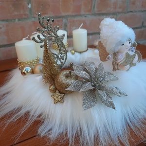 Adventi koszorú - karácsony - adventi díszek - adventi koszorú - Meska.hu