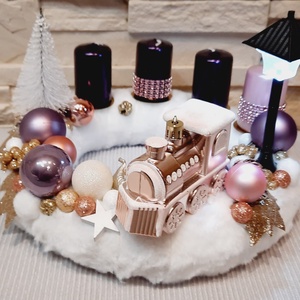 Adventi koszorú  - karácsony - adventi díszek - adventi koszorú - Meska.hu