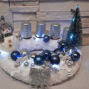 Hóemberes adventi koszorú  - Meska.hu