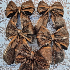 Karácsonyi masni  5db - karácsony - karácsonyi lakásdekoráció - karácsonyfadíszek - Meska.hu