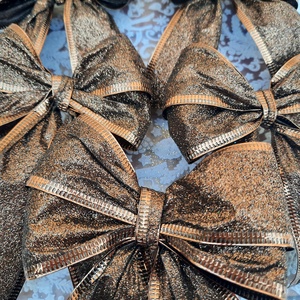 Karácsonyi masni  5db - karácsony - karácsonyi lakásdekoráció - karácsonyfadíszek - Meska.hu