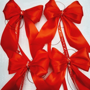 Karácsonyi masni, Karácsony, Karácsonyi lakásdekoráció, Karácsonyfadíszek, Virágkötés, MESKA