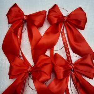 Karácsonyi masni - karácsony - karácsonyi lakásdekoráció - karácsonyfadíszek - Meska.hu