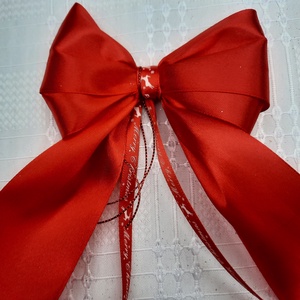 Karácsonyi masni - karácsony - karácsonyi lakásdekoráció - karácsonyfadíszek - Meska.hu