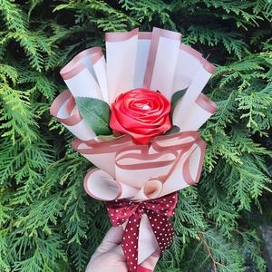 Nőnapi mini rózsacsokor - otthon & életmód - dekoráció - virágdekoráció - virágdíszítő kellékek - Meska.hu