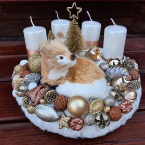 Adventi koszorú  - Meska.hu