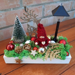 Adventi asztaldísz  - Meska.hu