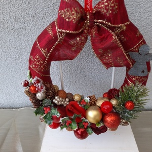  Karácsonyi ajtódísz  - karácsony - karácsonyi lakásdekoráció - karácsonyi ajtódíszek - Meska.hu