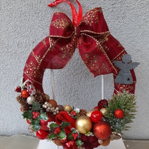  Karácsonyi ajtódísz  - Meska.hu