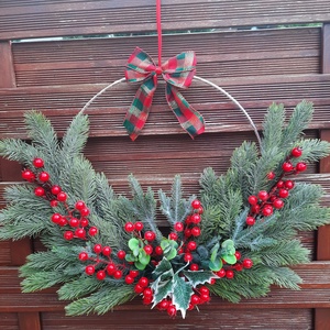 Karácsonyi kapudísz - karácsony - karácsonyi lakásdekoráció - karácsonyi ajtódíszek - Meska.hu