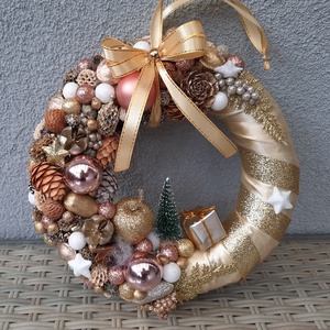  Karácsonyi ajtódísz  - Meska.hu