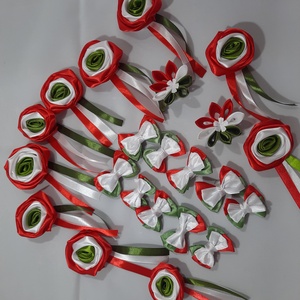 Kokárda  - ékszer - kitűző és bross - Meska.hu