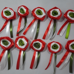Kokárda  - ékszer - kitűző és bross - Meska.hu