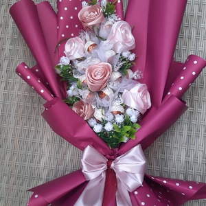 Csokicsokor , Otthon & Életmód, Vallás, Temetkezési tárgy, Sírcsokor, virág dekoráció, Virágkötés, Mindenmás, MESKA