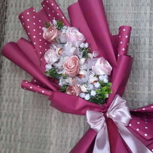 Csokicsokor  - otthon & életmód - vallás - temetkezési tárgy - sírcsokor, virág dekoráció - Meska.hu