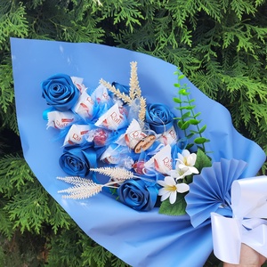 Csokicsokor  - otthon & életmód - vallás - temetkezési tárgy - sírcsokor, virág dekoráció - Meska.hu