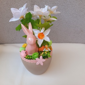 Húsvéti kaspós asztaldísz  - otthon & életmód - dekoráció - asztal és polc dekoráció - asztaldísz - Meska.hu