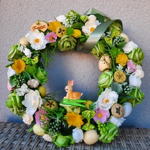 Húsvéti ajtódísz - otthon & életmód - dekoráció - ajtó- és ablak dekoráció - ajtódísz & kopogtató - Meska.hu