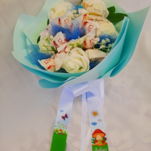 Csokicsokor Raffaelloból - otthon & életmód - virágdekoráció - virágok - virágcsokor - Meska.hu