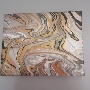 Egyedi Fluid art festmény absztrakt  - művészet - festmény - akril - Meska.hu