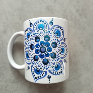 mandala mintás bögre szett  - otthon & életmód - konyhafelszerelés, tálalás - tálalás - bögre & csésze - Meska.hu